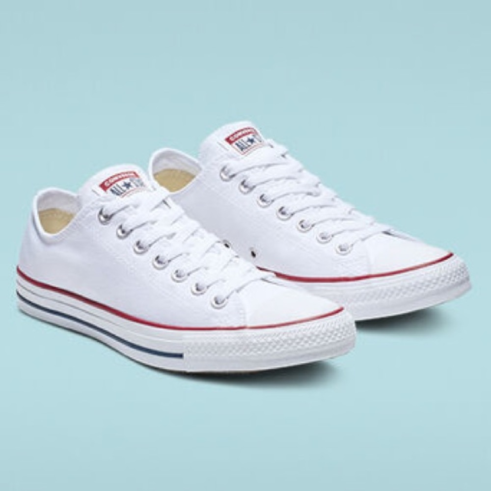 White low top converse